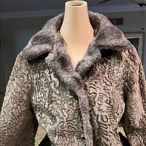 Vintage Faux Fur Women's Coat